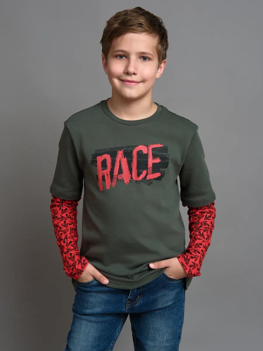 Лонгслив с длинным рукавом