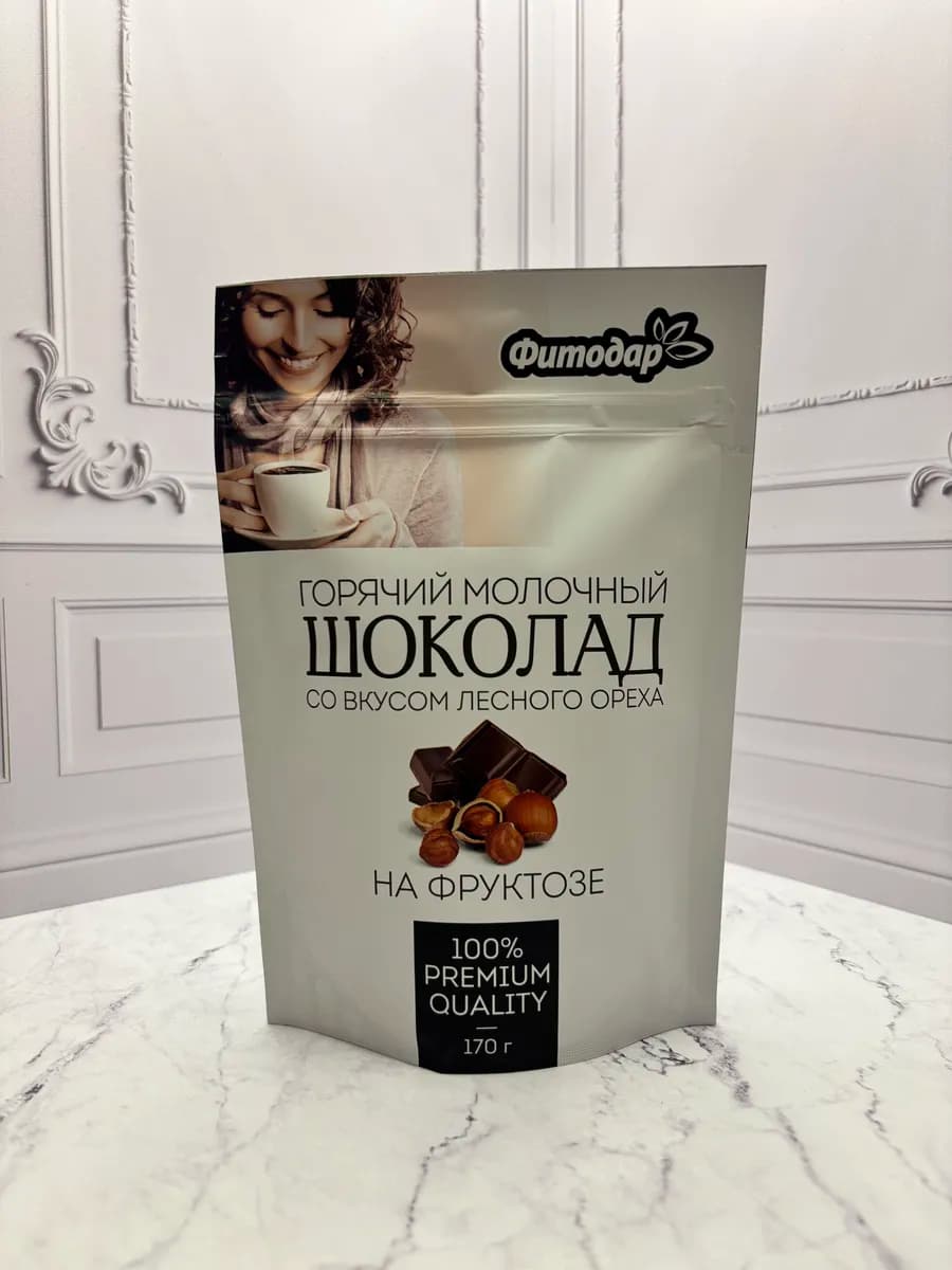 Горячий шоколад на фруктозе вкус лесной орех 1 шт 170 гр