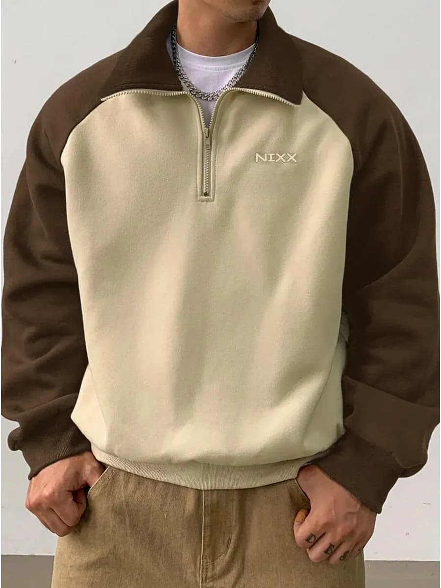 Свитшот поло с горлом на молнии sk8