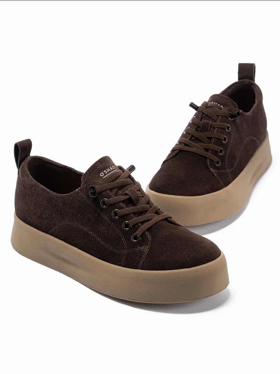 Кеды коричневые женские