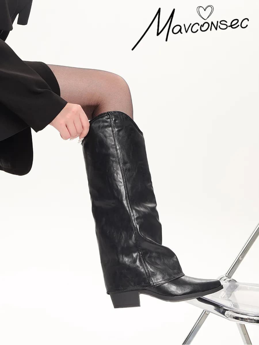 Сапоги высокие казаки - фото 1