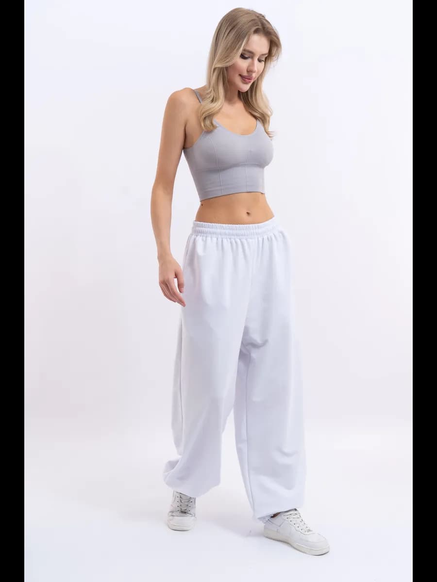 Широкие спортивные штаны джоггеры оверсайз