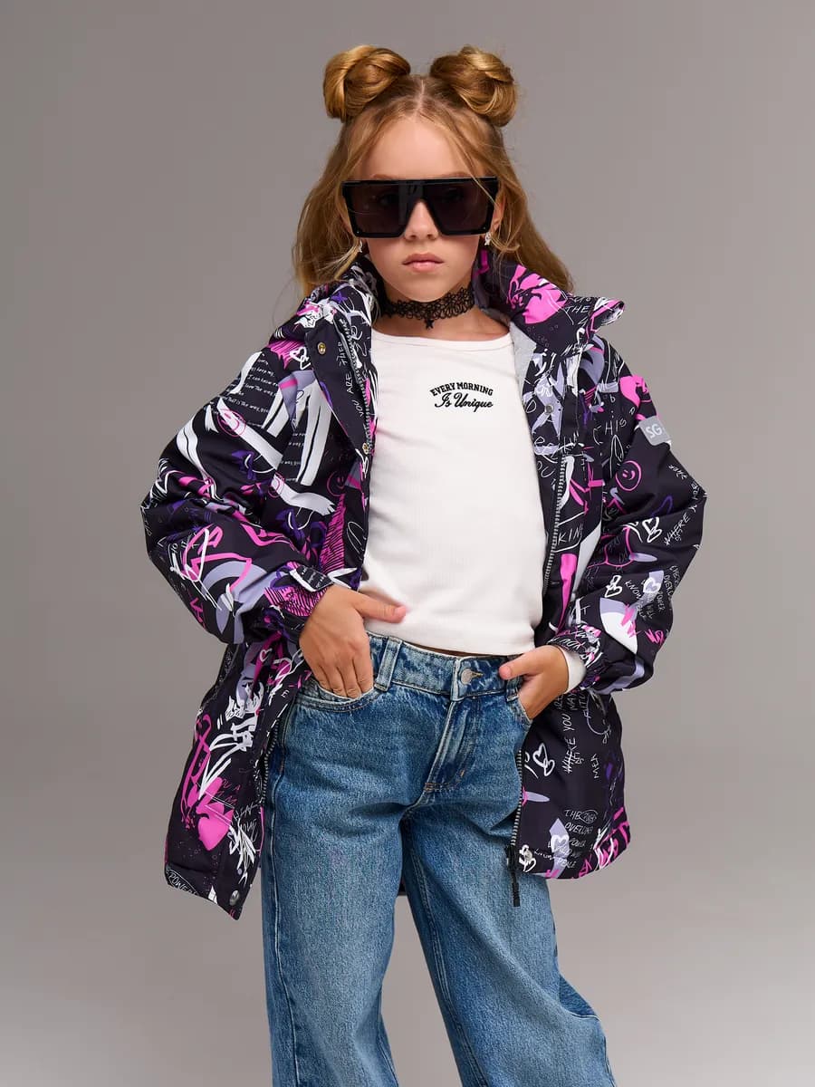 Куртка весенняя с капюшоном