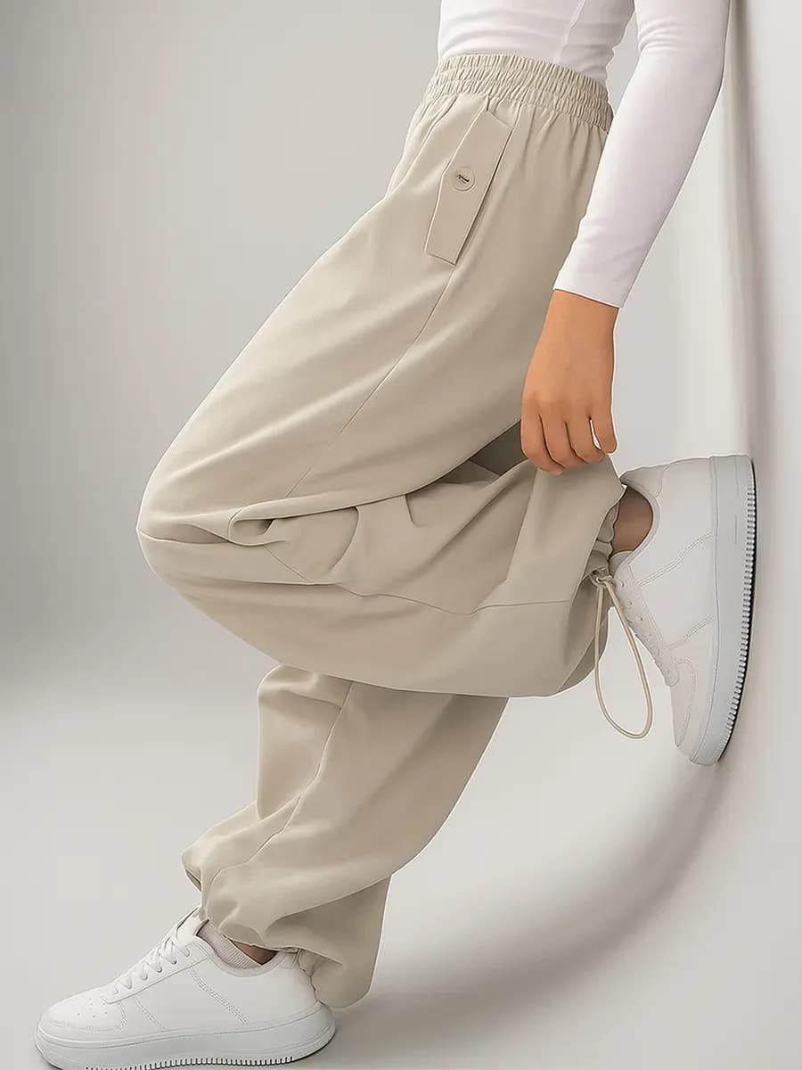 Штаны широкие оверсайз детские парашюты для подростков