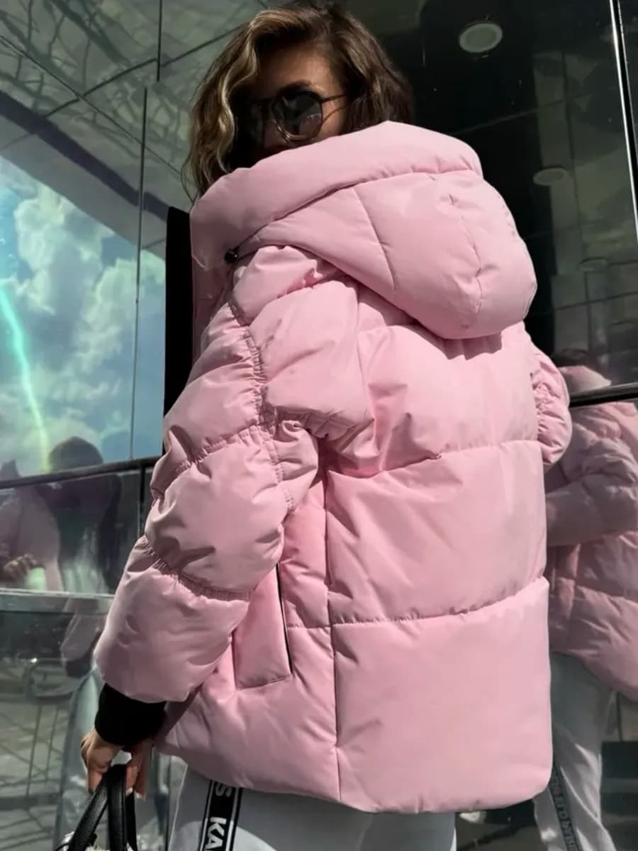 Куртка еврозима короткая с капюшоном