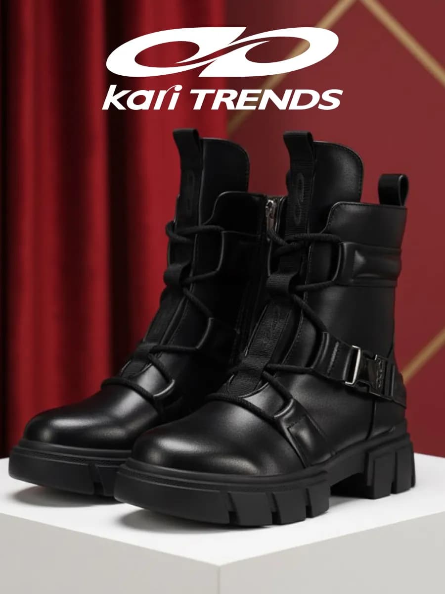 Ботинки демисезонные на платформе в стиле y2k New Rock