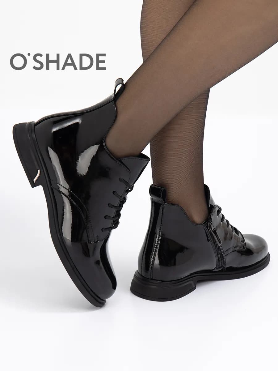 Ботинки черные демисезонные женские