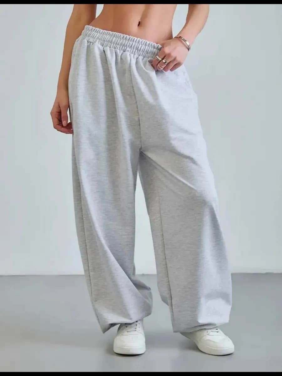 Спортивные штаны багги со средней посадкой