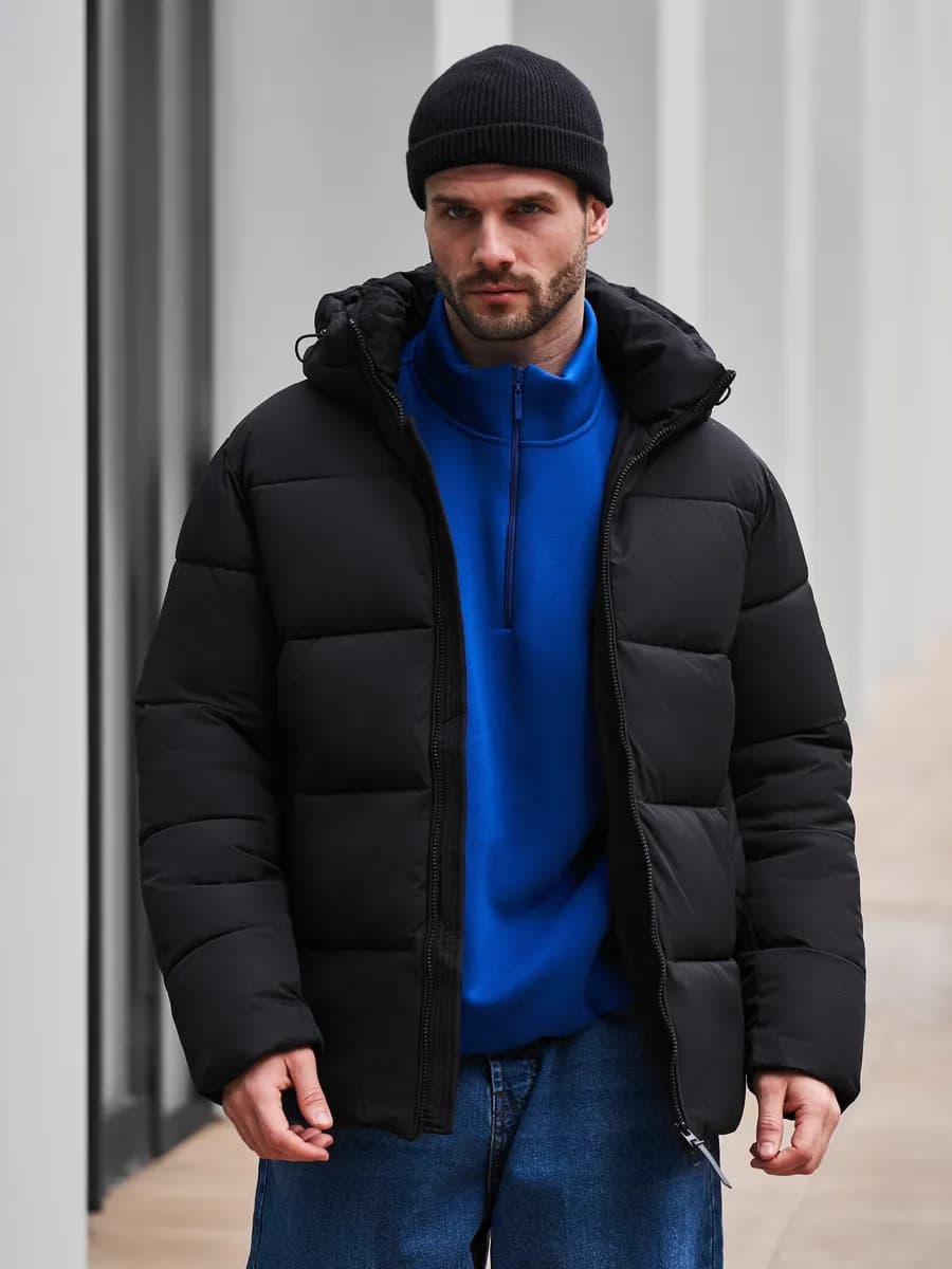 Мужская куртка-пуховик оверсайз - фото 1