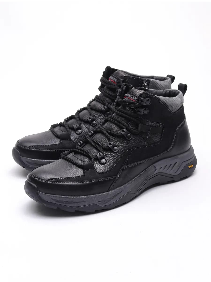 Кроссовки мужские зимние кожаные с мехом