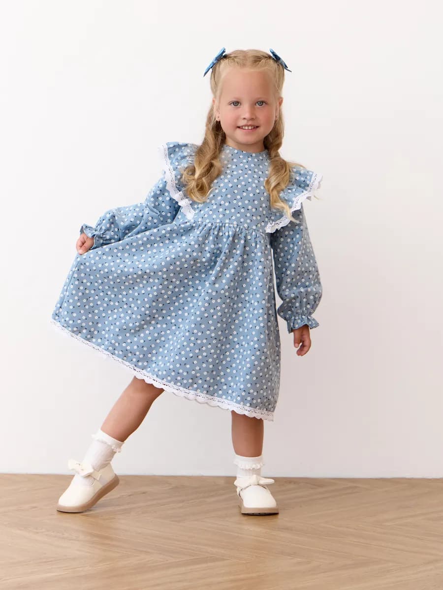 Платье фланель в садик