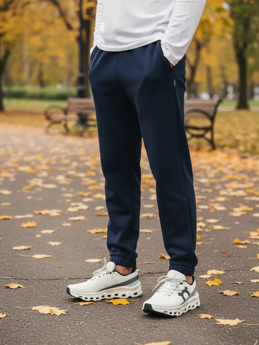 Теплые осенние спортивные брюки