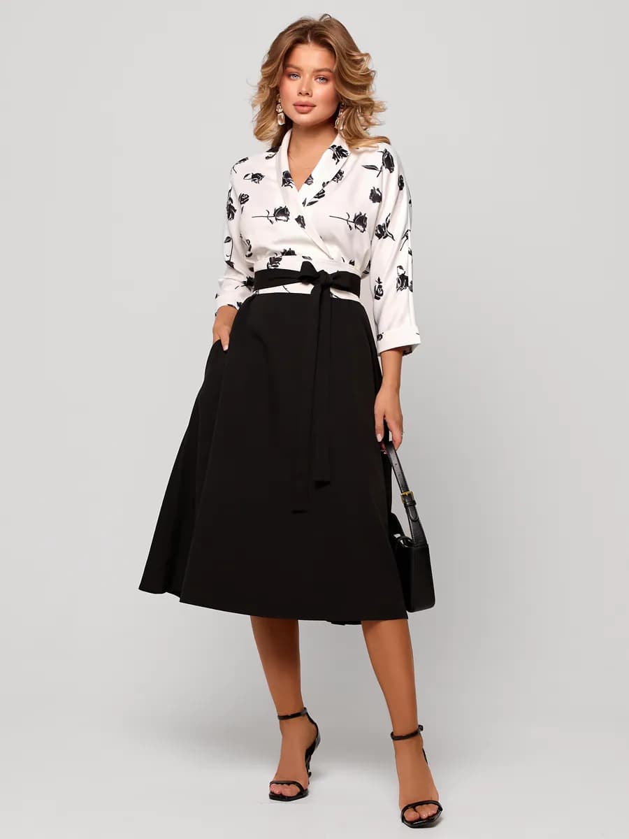 платье праздничное в офис - фото 1