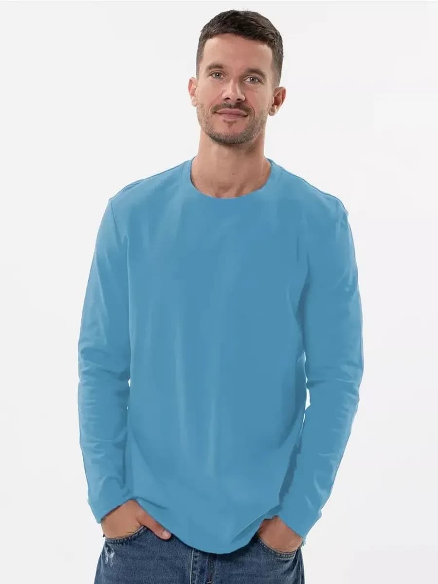 Лонгслив мужской футболка с длинным рукавом