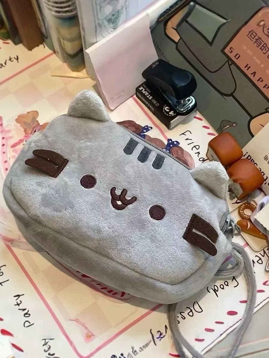 Пенал плюшевый косметичка Пушин