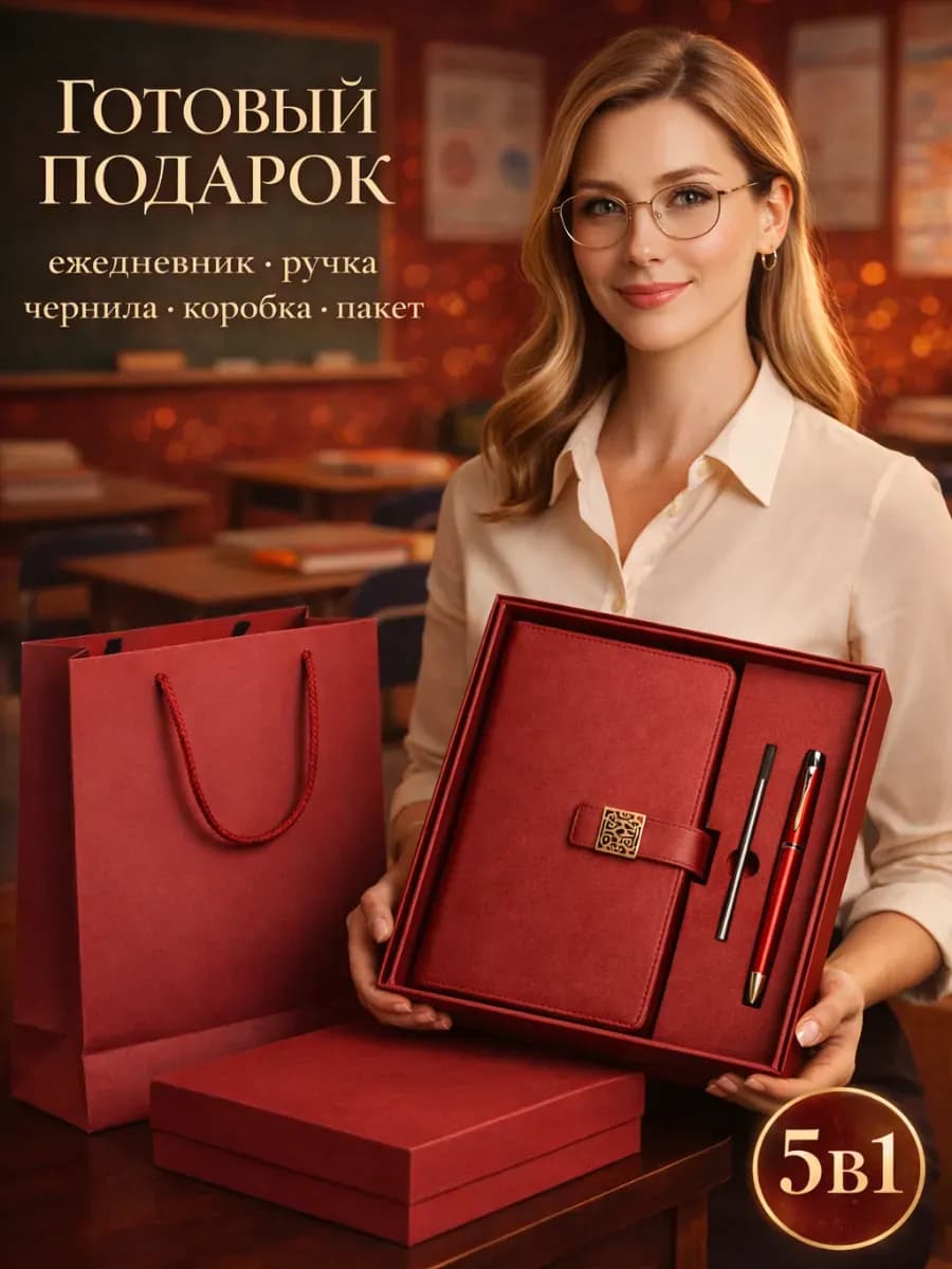 Премиальный подарочный набор ежедневник