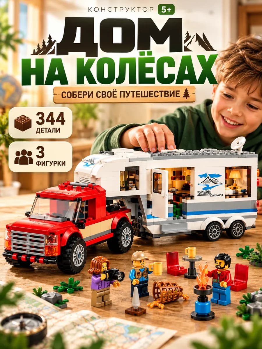 Конструктор Дом на колесах