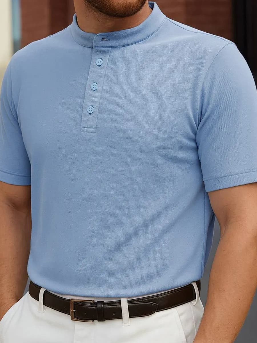 Футболка поло с коротким рукавом базовая