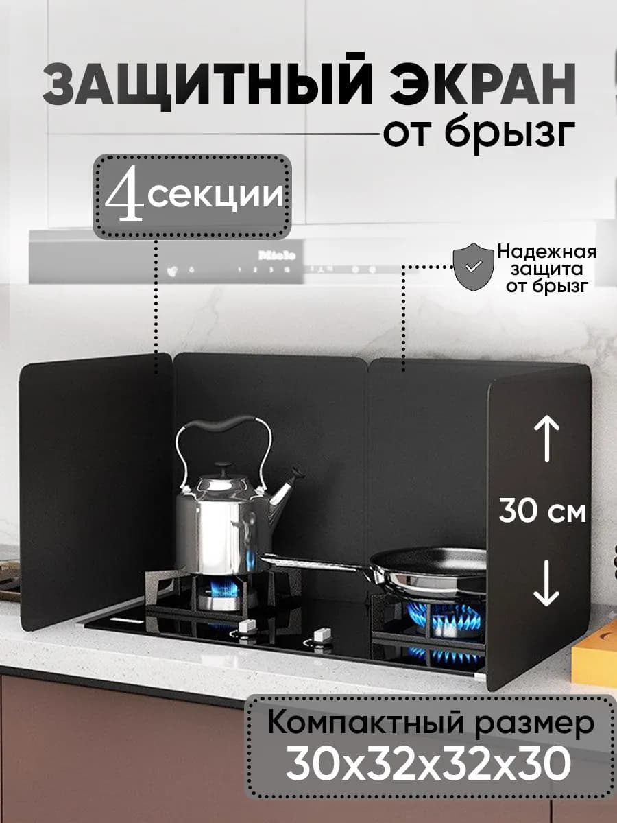 Защитный экран для плиты от брызг