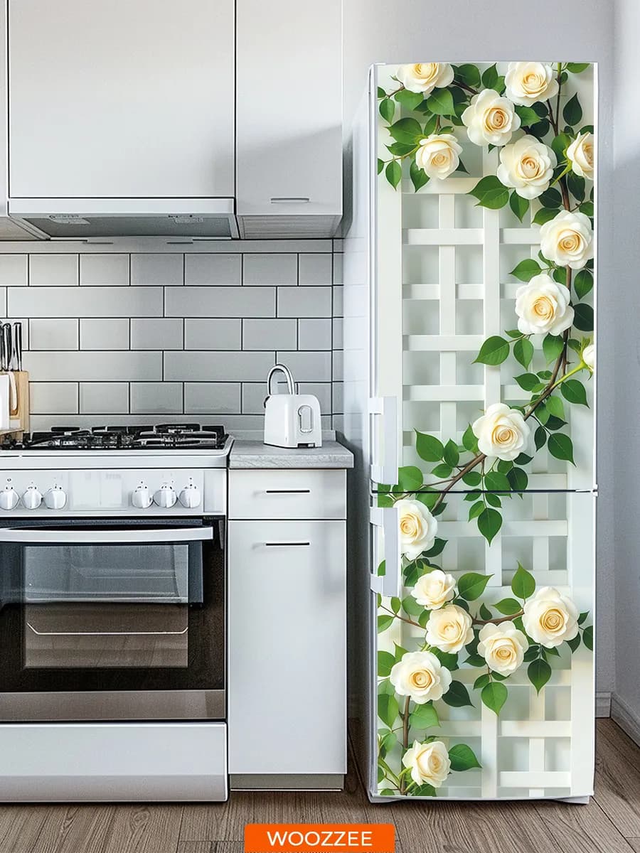 Интерьерная наклейка на холодильник декор для кухни