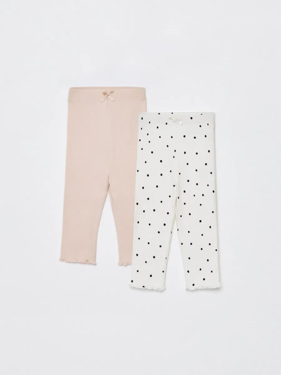 Брюки трикотажные хлопок, набор 2 шт - фото 1