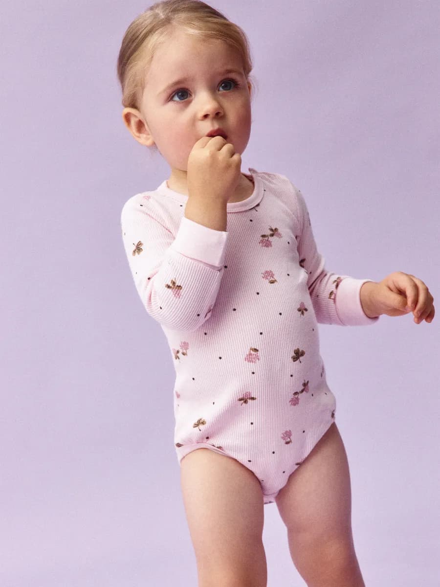 Боди трикотажное с рукавом хлопок набор 2 шт