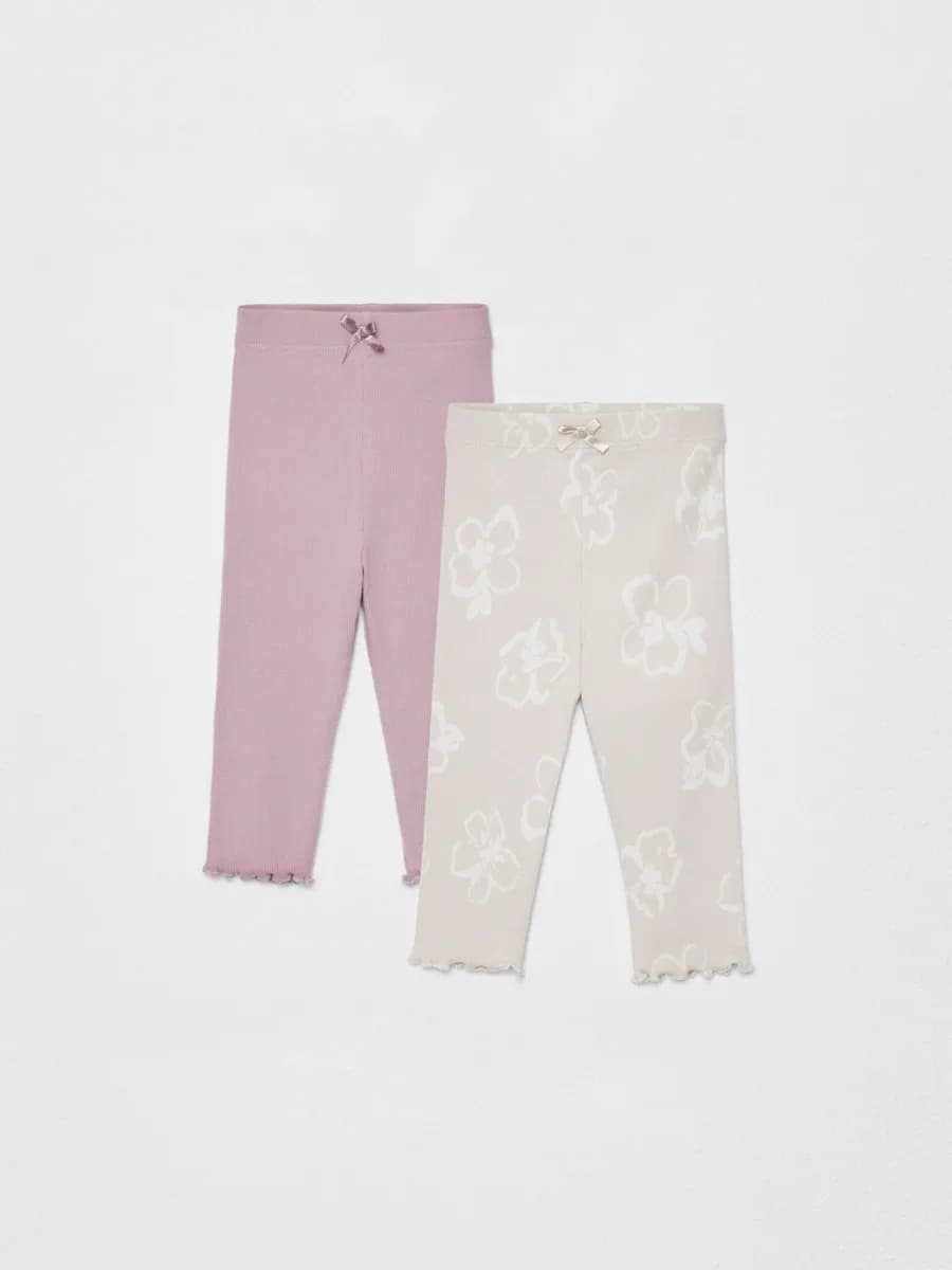 Брюки трикотажные хлопок, набор 2 шт