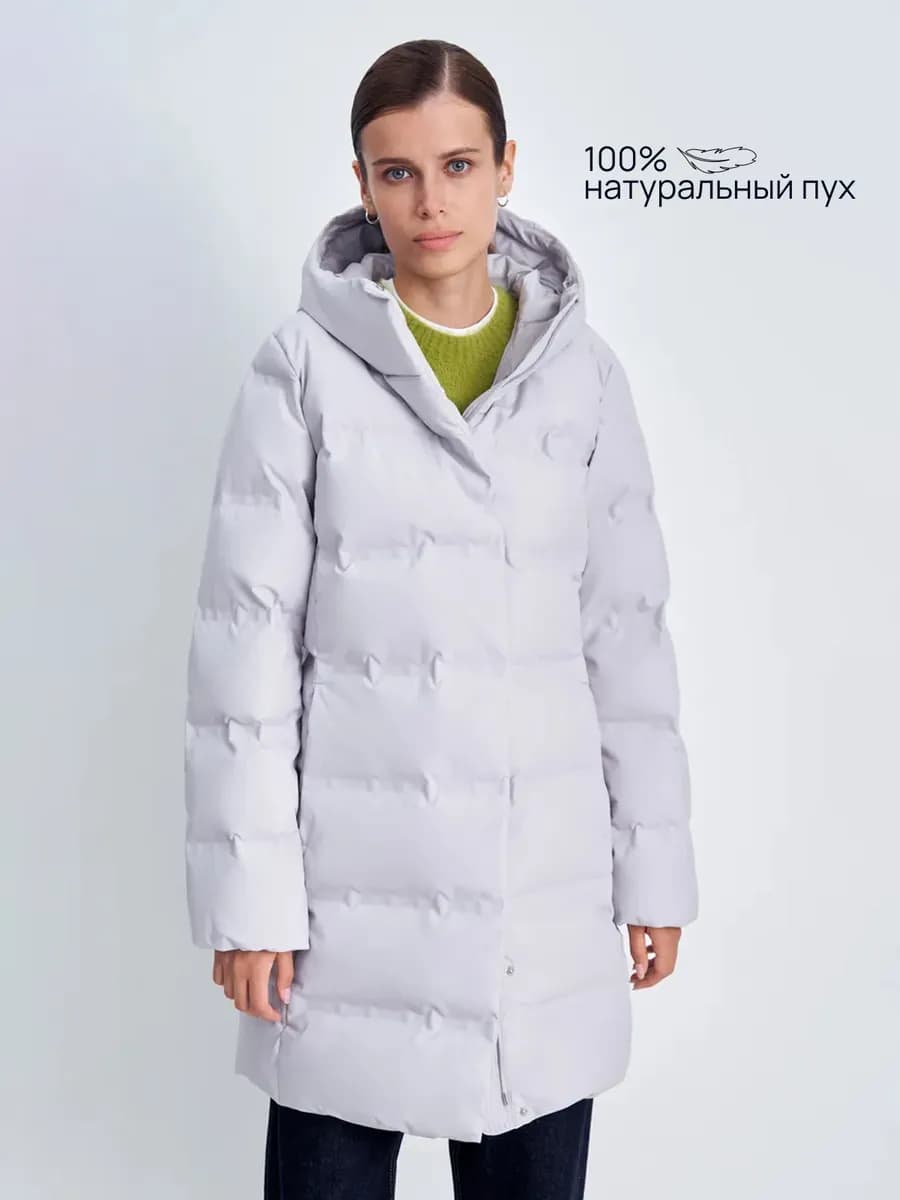 Пуховик с капюшоном