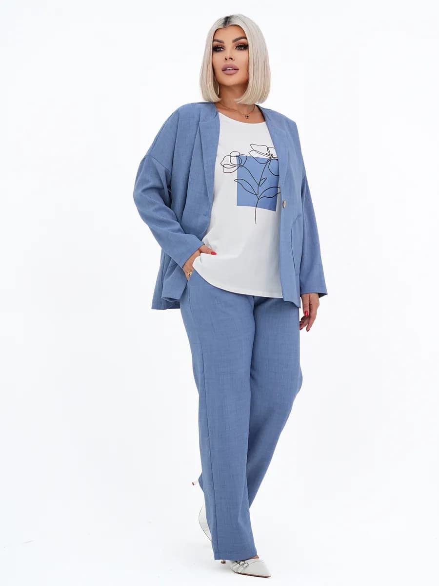 Костюм тройка брючный офисный