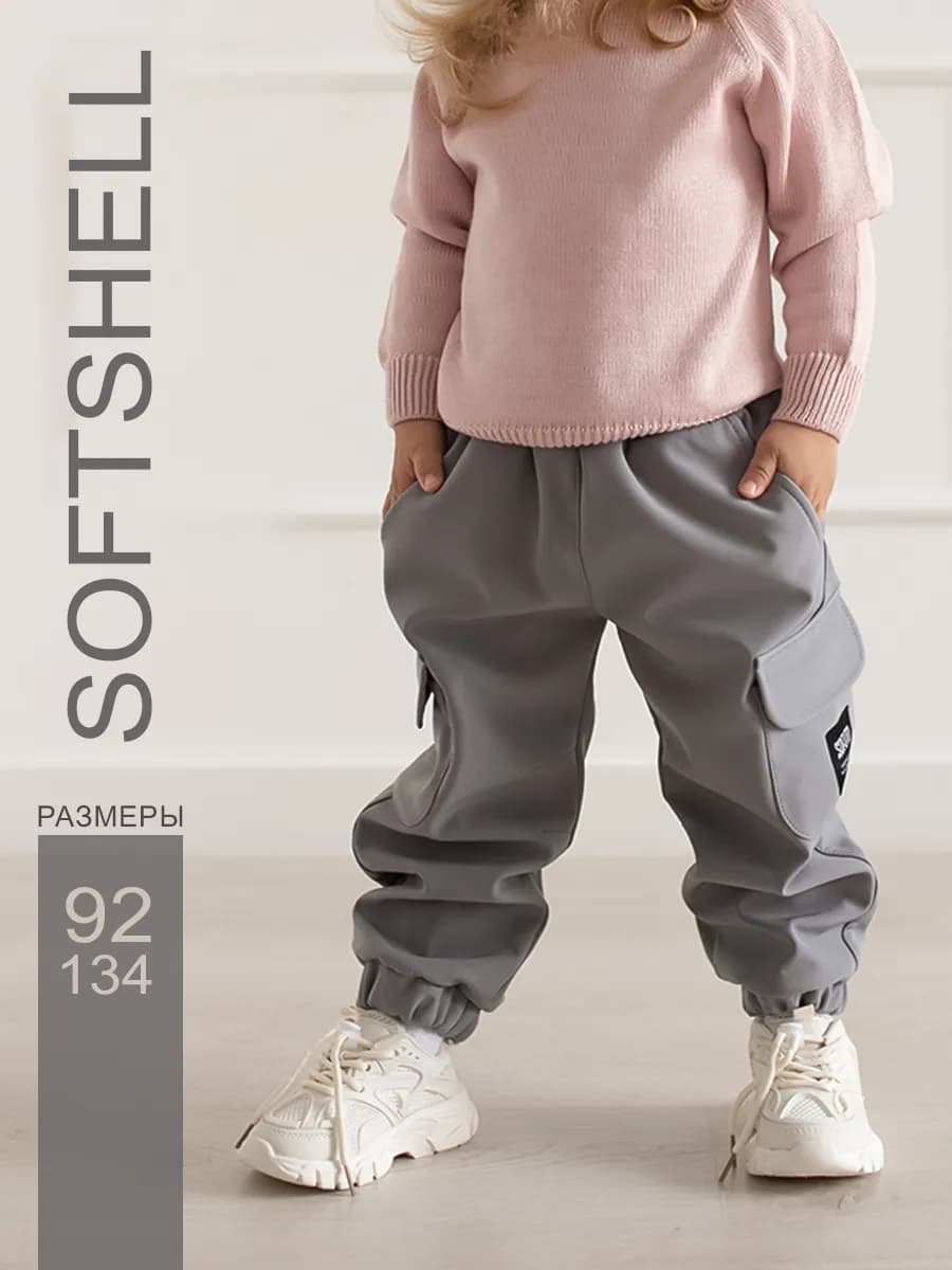 Брюки утепленные демисезонные софтшелл