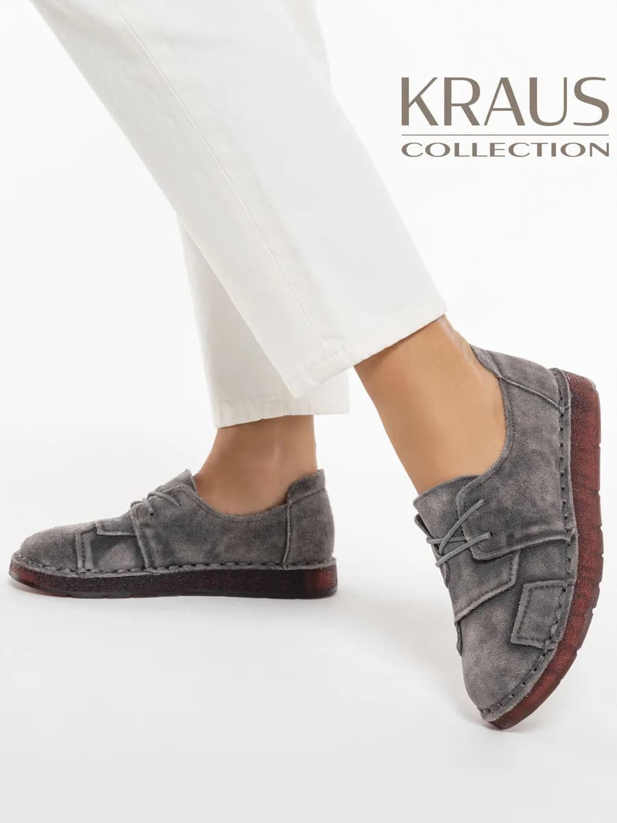 Полуботинки женские демисезонные натуральная замша