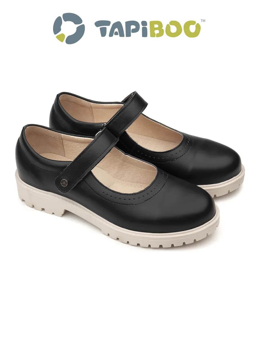 Туфли кожаные школьные