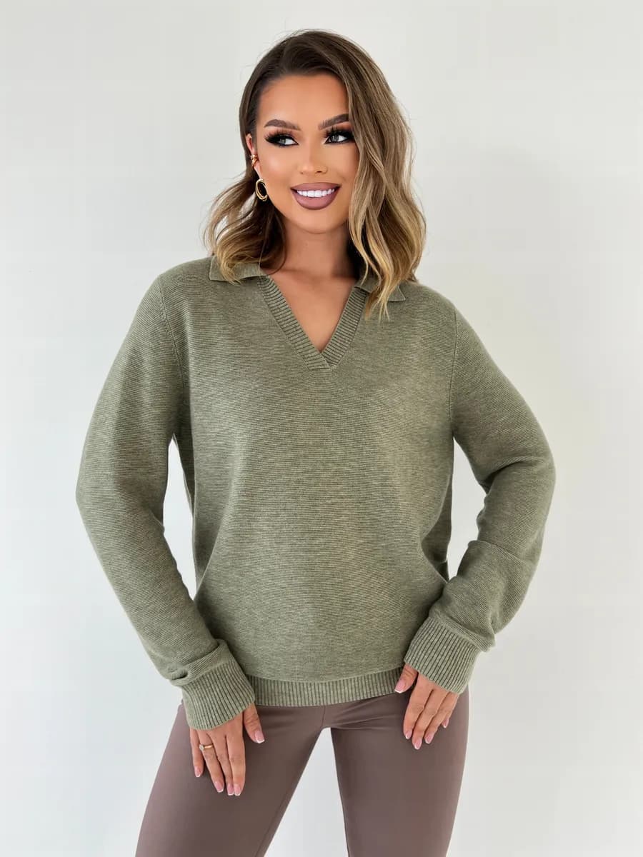 Джемпер-поло из хлопка - фото 1