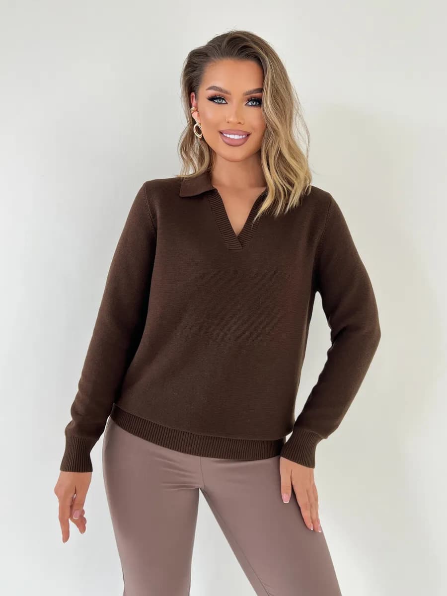 Джемпер-поло из хлопка