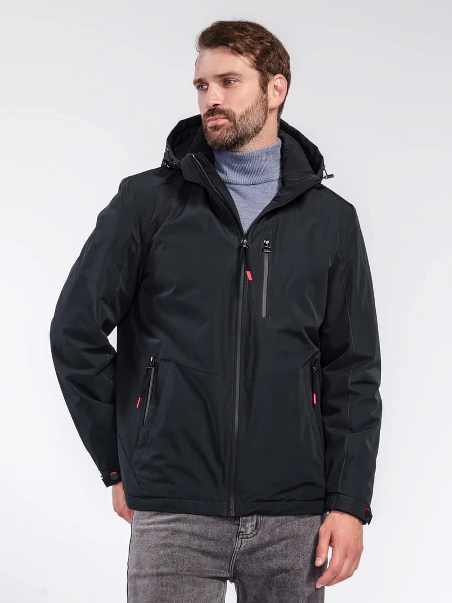 Куртка демисезонная с капюшоном большие размеры