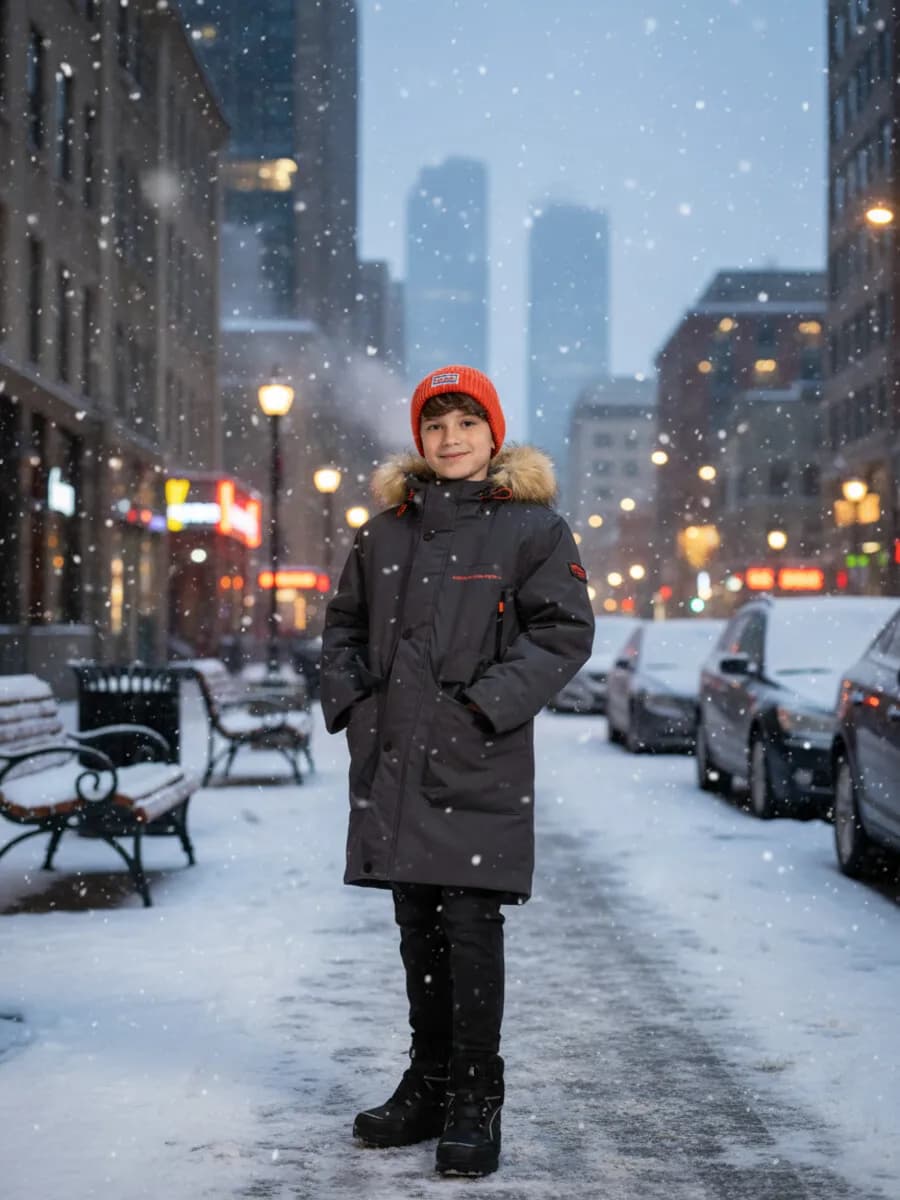 Зимняя куртка мембранная для подростка