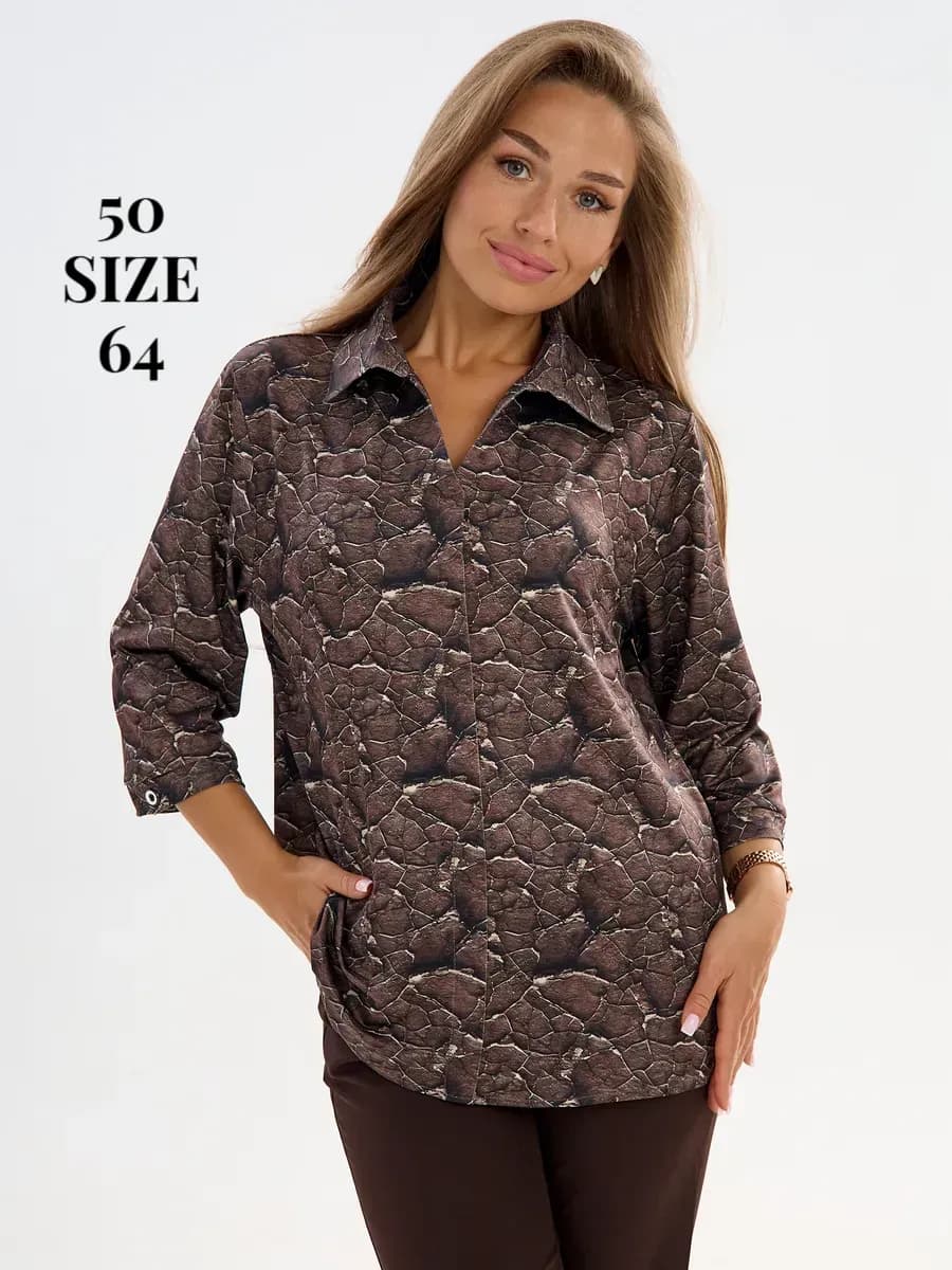 Блузка нарядная больших размеров