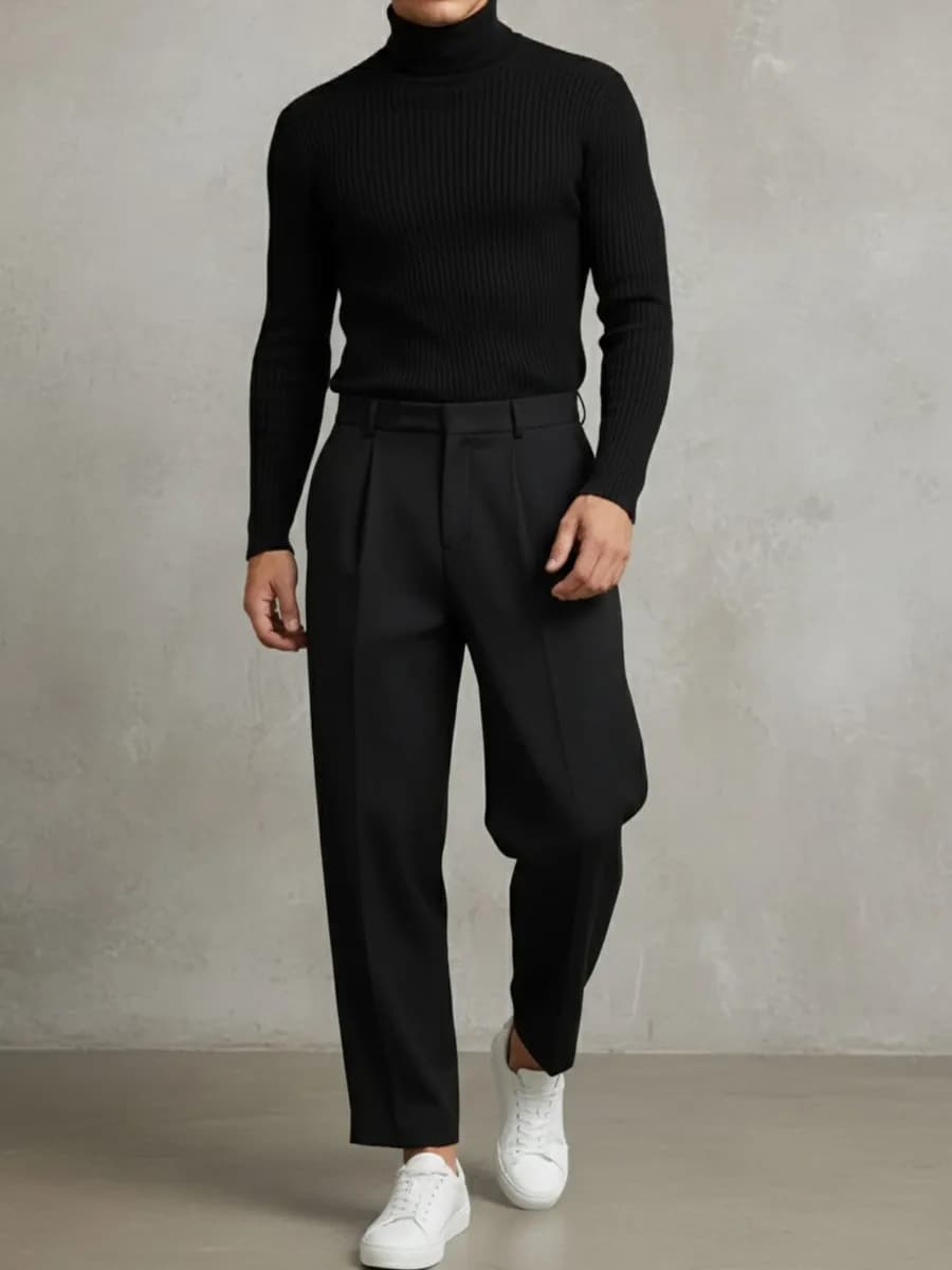 Брюки со стрелками классические широкие бананы оверсайз