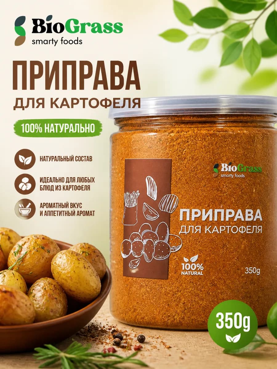 Приправа для картофеля натуральная 350г