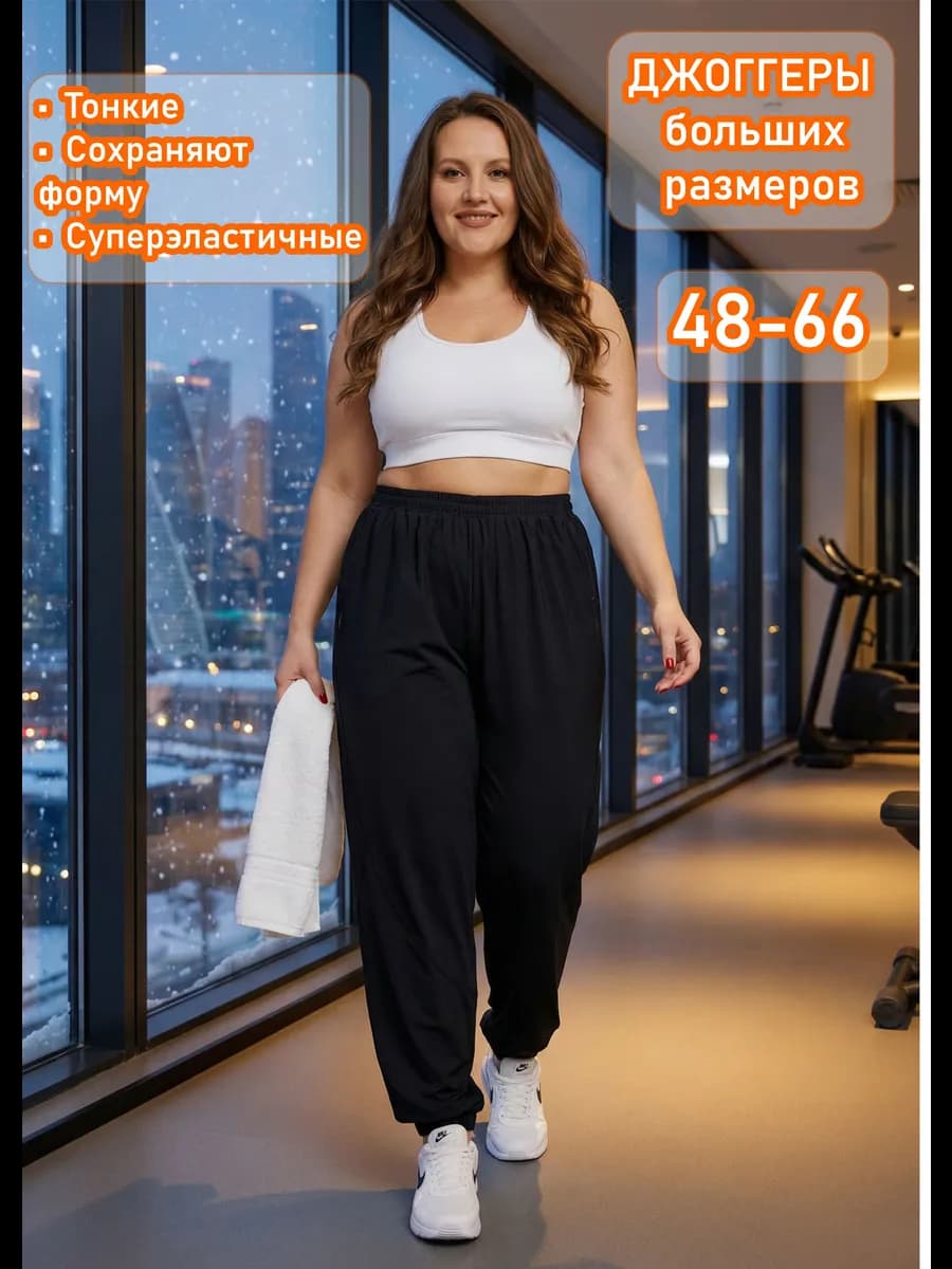 Брюки спортивные джоггеры