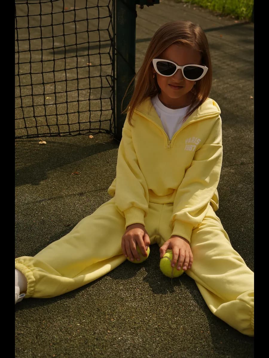 Спортивный костюм из футера без начеса - фото 1