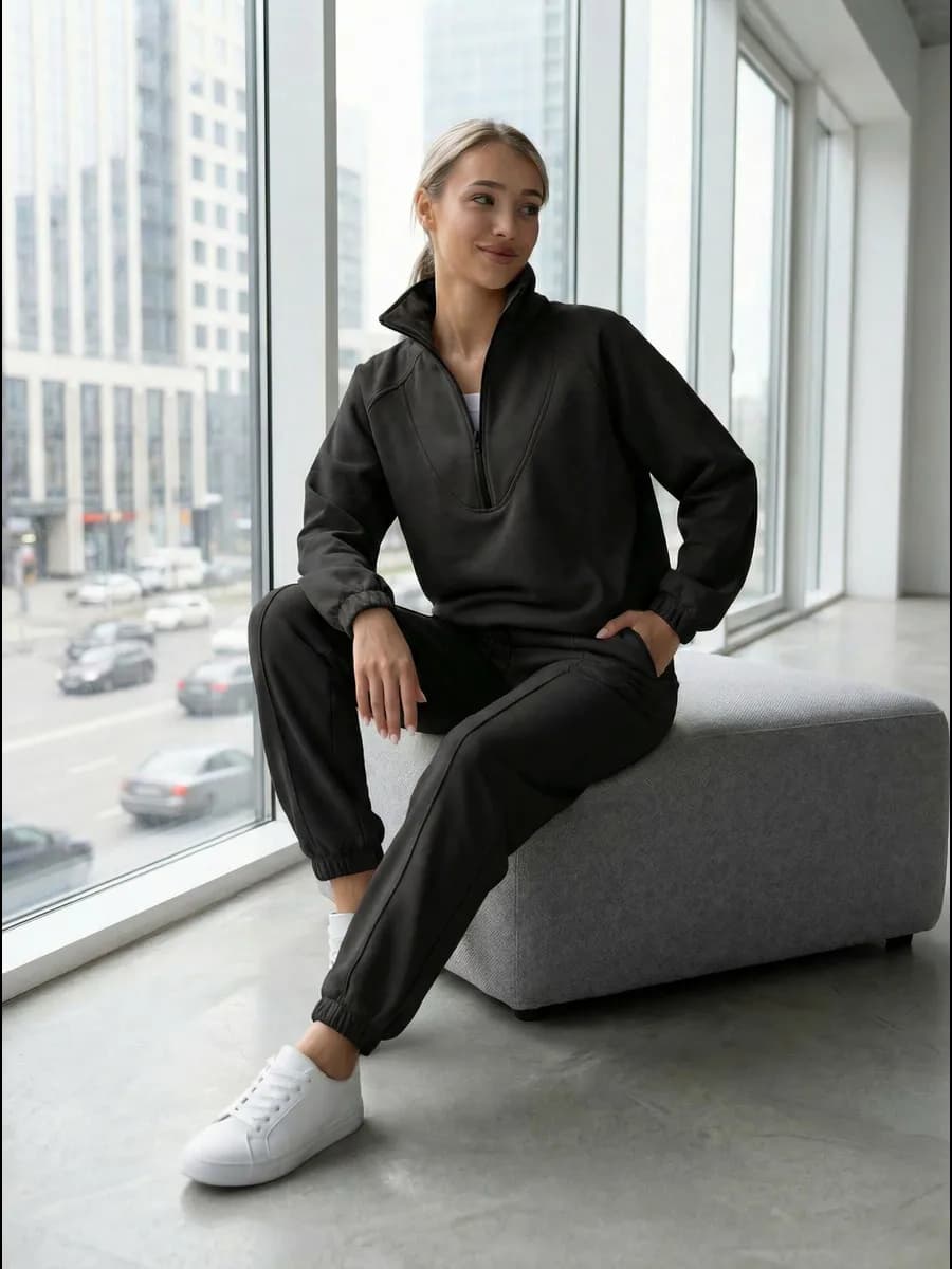 Спортивный костюм теплый с начесом