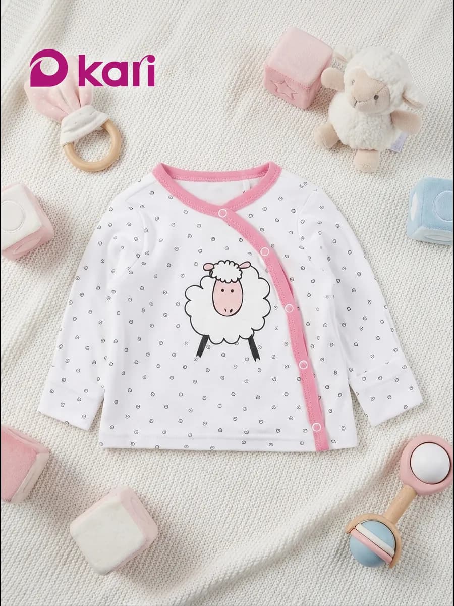 Распашонка для новорожденных с длинным рукавом