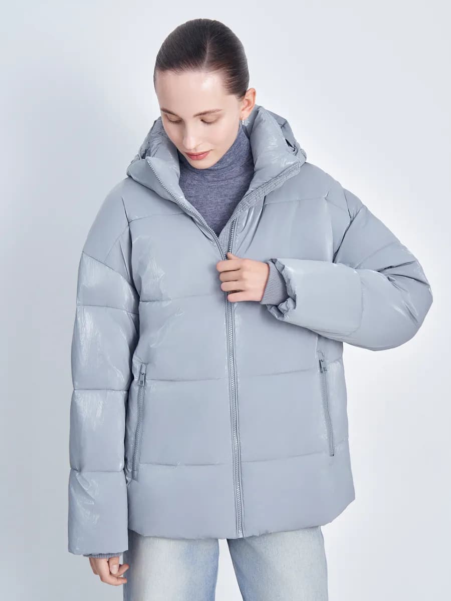 Куртка удлиненная с утеплителем