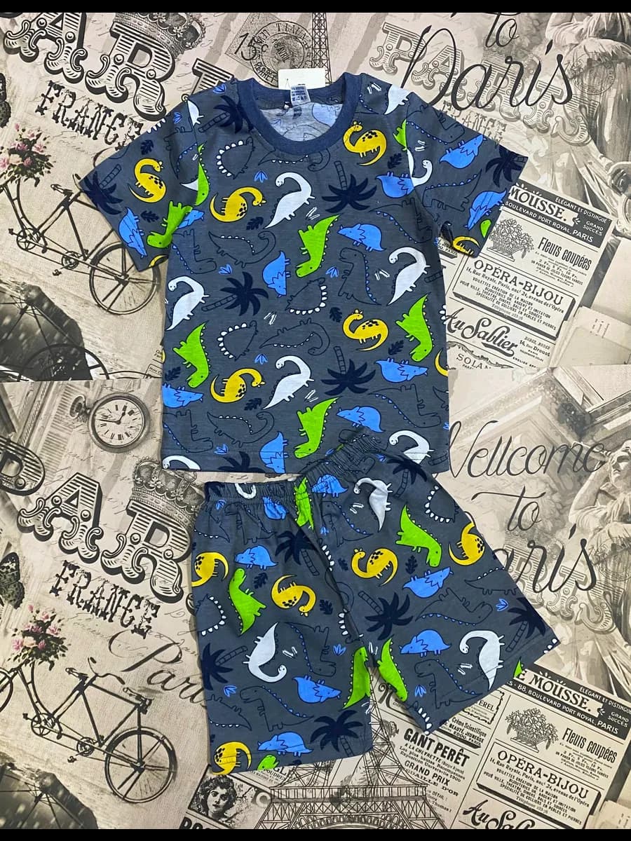 костюм летний с шортами для мальчика