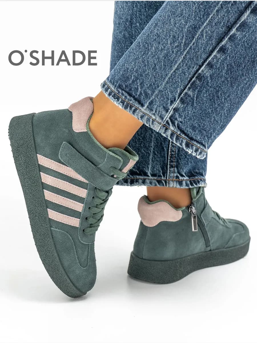 Кеды женские высокие демисезонные - фото 1