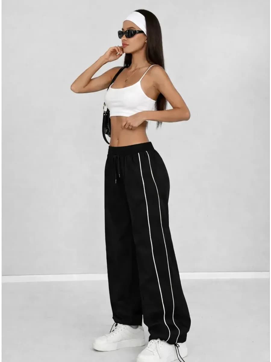 Спортивные штаны джоггеры широкие оверсайз