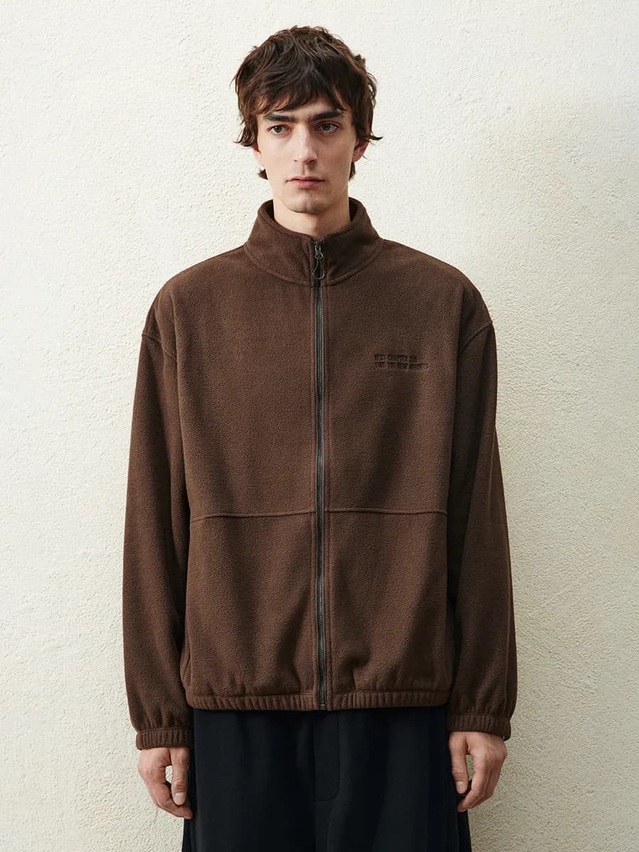 Худи-зипка флисовая с надписью