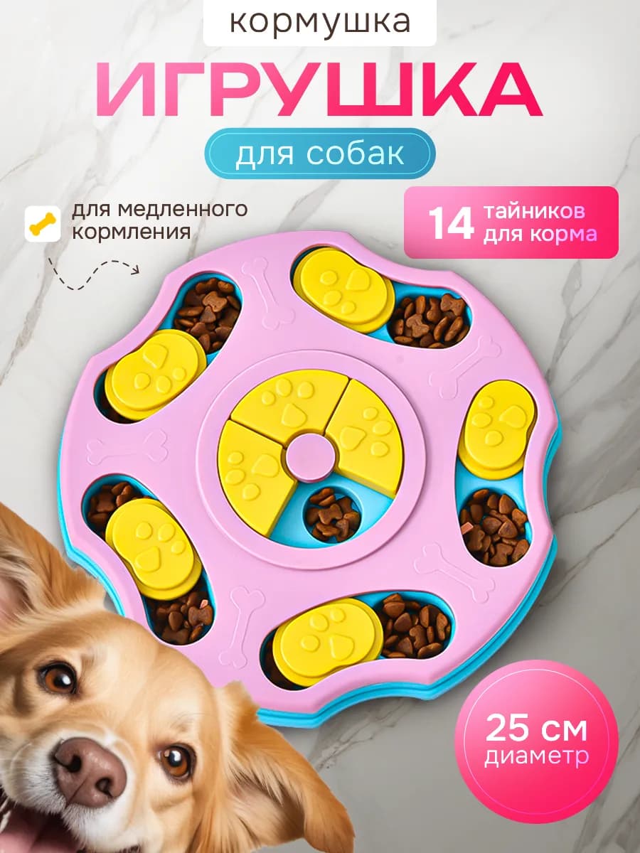 Игрушка для собак интерактивная миска