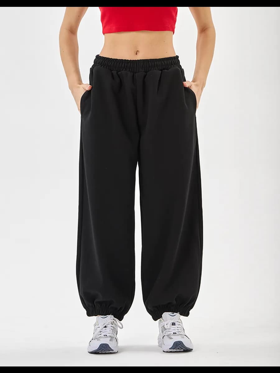 Широкие спортивные штаны джоггеры оверсайз